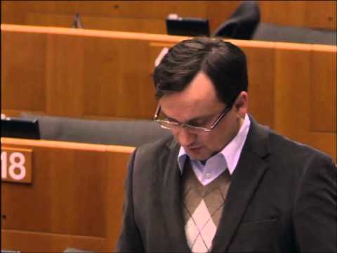 Zbigniew Ziobro w PE o ACTA