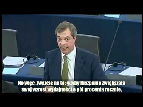 Nigel Farage: Rozpad euro jest nieunikniony