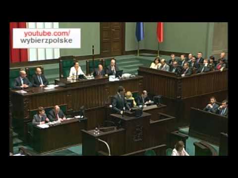Bezideowy cham – siadaj kur… Skandal w Sejmie!