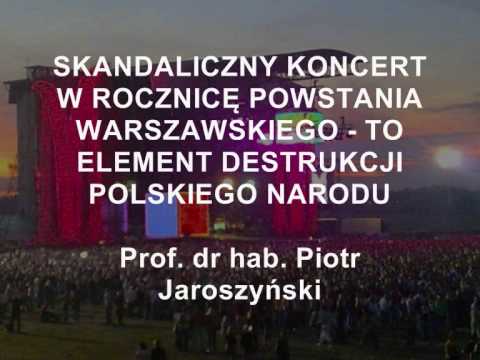 Skandaliczny koncert w rocznicę Powstania Warszawskiego