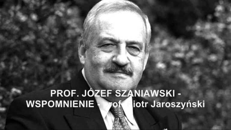 Prof. Józef Szaniawski – wspomnienie – prof. Piotr Jaroszyński