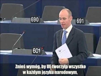 Daniel Hannan o toksycznym euro i orwellizmach w UE
