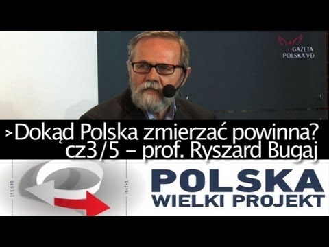 Dokąd Polska zmierzać powinna? cz 3/5 – prof. Ryszard Bugaj