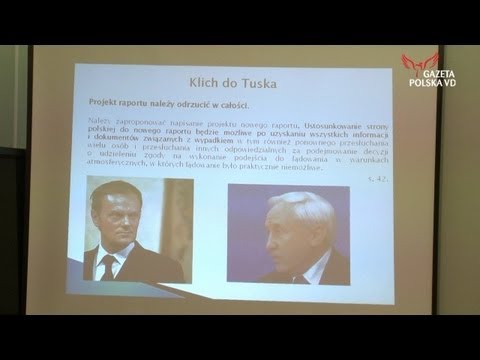 Zespół Macierewicza – prezentacja raportu Klicha