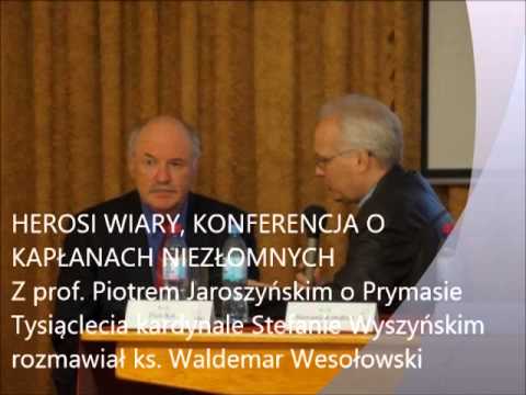 Z prof. Piotrem Jaroszyńskim o Prymasie Tysiąclecia rozmawiał ks. Waldemar Wesołowski