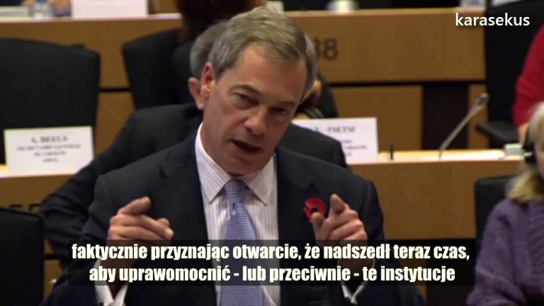 Nigel Farage rzuca wyzwanie Hermanowi Van Rompuy