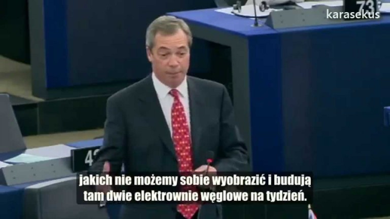 Nigel Farage: Europejski sen się rozpada