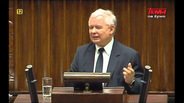 Jarosław Kaczyński w debacie nad wotum nieufności wobec Rady Ministrów