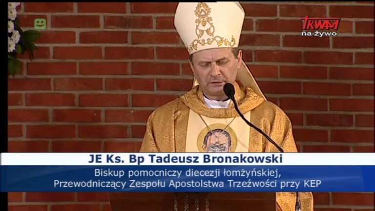 Homilia ks. bp. Tadeusz Bronakowskiego wygłoszona na Spotkaniu Rodziny Radia Maryja