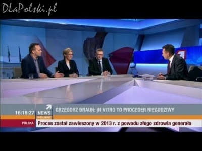 Grzegorz Braun w Polsat News