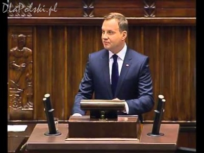 Orędzie prezydenta RP Andrzeja Dudy