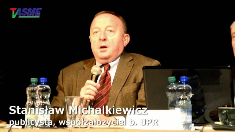 S. Michalkiewicz (red.) vs J. Sobczak (PO) vs G. Kurczuk (SLD) vs M. Kowalski (NRP)