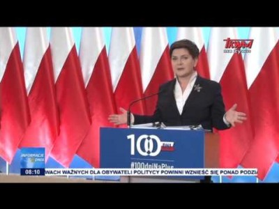 100 dni rządu premier Beaty Szydło
