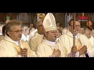 Święcenia biskupie Biskupa Nominata ks. Leszka Leszkiewicza w Bazylice Katedralnej w Tarnowie