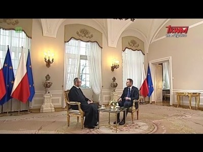 Rozmowa TV Trwam z Prezydentem RP Andrzejem Dudą