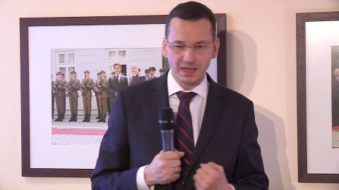 Mateusz Morawiecki w Instytucie im. Lecha Kaczyńskiego