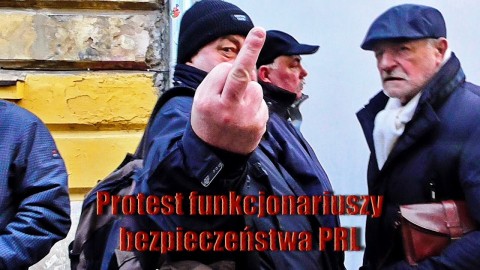 Protest funkcjonariuszy bezpieczeństwa PRL