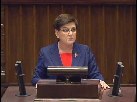 Premier Beata Szydło w obronie Ministra i prof. Jana Szyszki