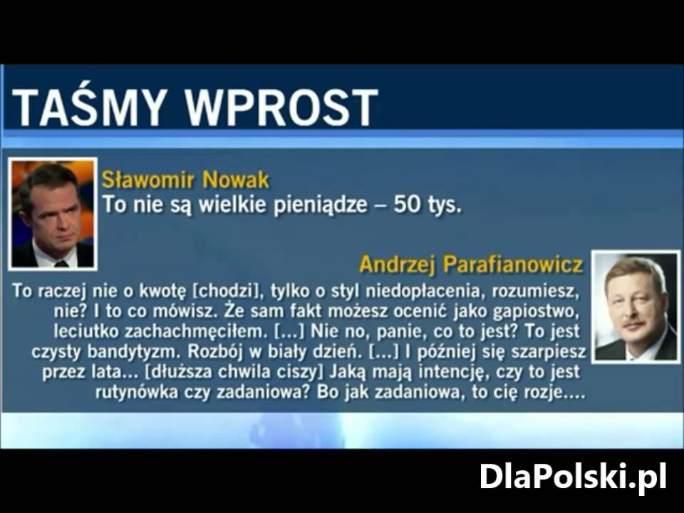 I chcą ją trzepać – Sławomir Nowak i Andrzej Parafianowicz