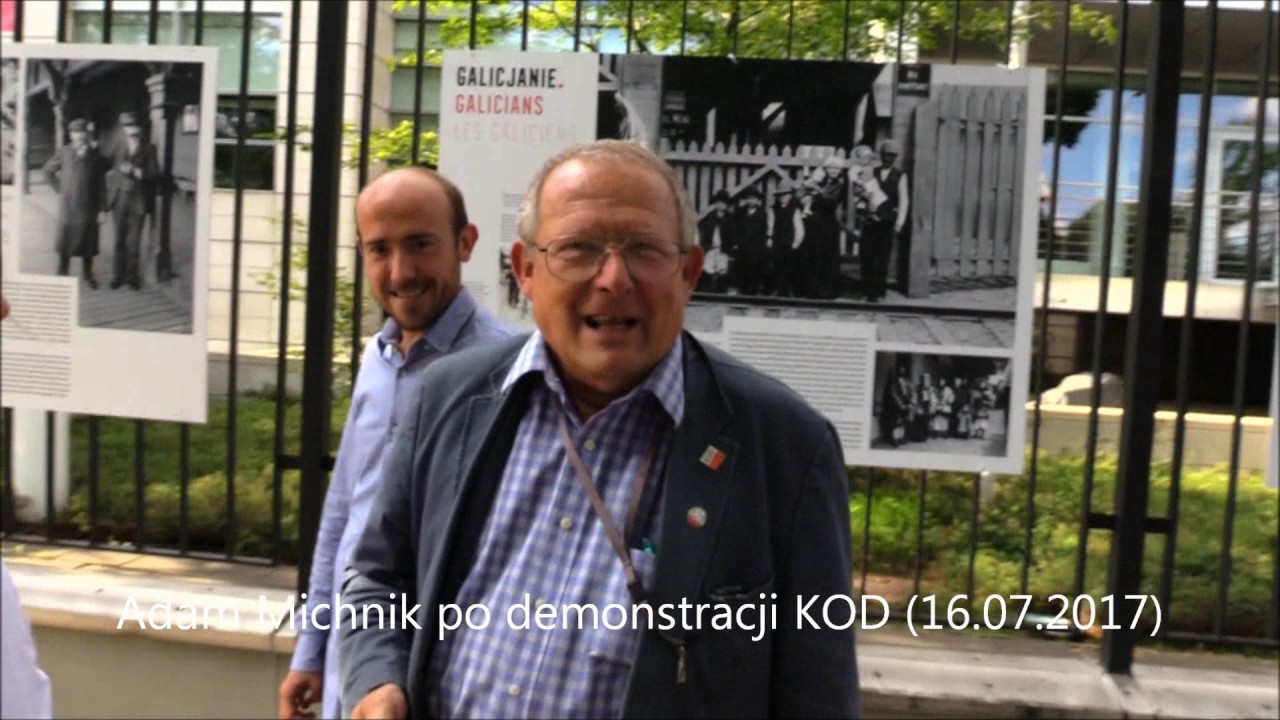 Adam Michnik wulgarnie w dniu demonstracji paliKODziarni