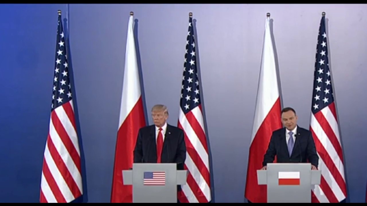Wspólna konferencja Prezydentów Donalda Trumpa i Andrzeja Dudy
