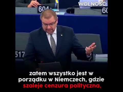 Robert Iwaszkiewicz podczas debaty o praworządności w Polsce