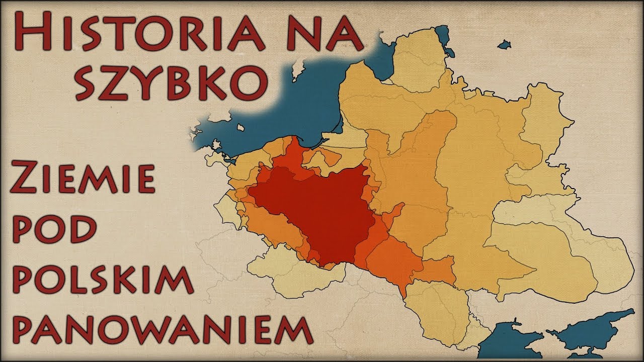 Ziemie pod panowaniem Polski latami, na mapach