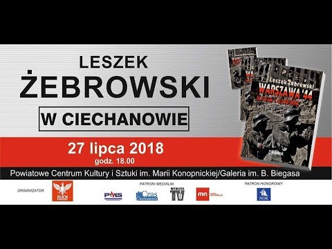 Leszek Żebrowski, nowa książka i Powstanie Warszawskie