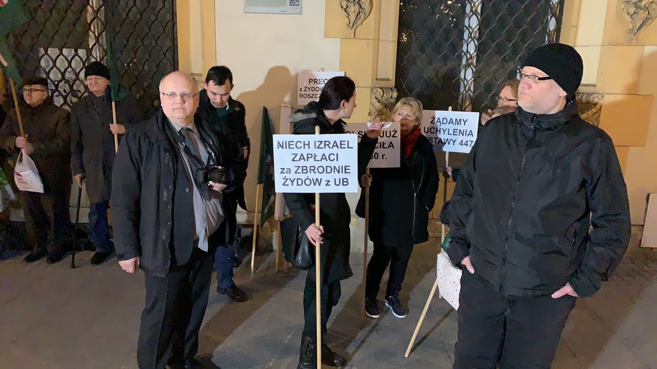 Protest przeciw żydowskim roszczeniom i antypolskiej narracji
