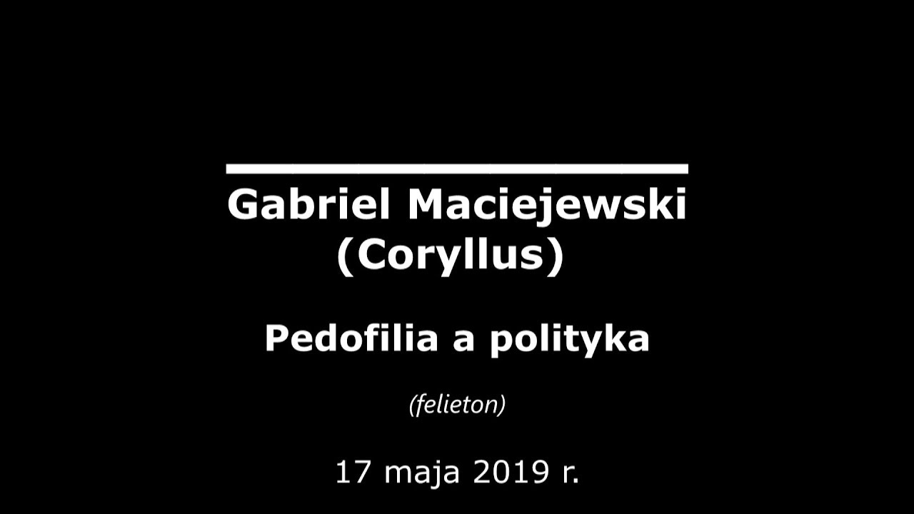 Pedofilia a polityka