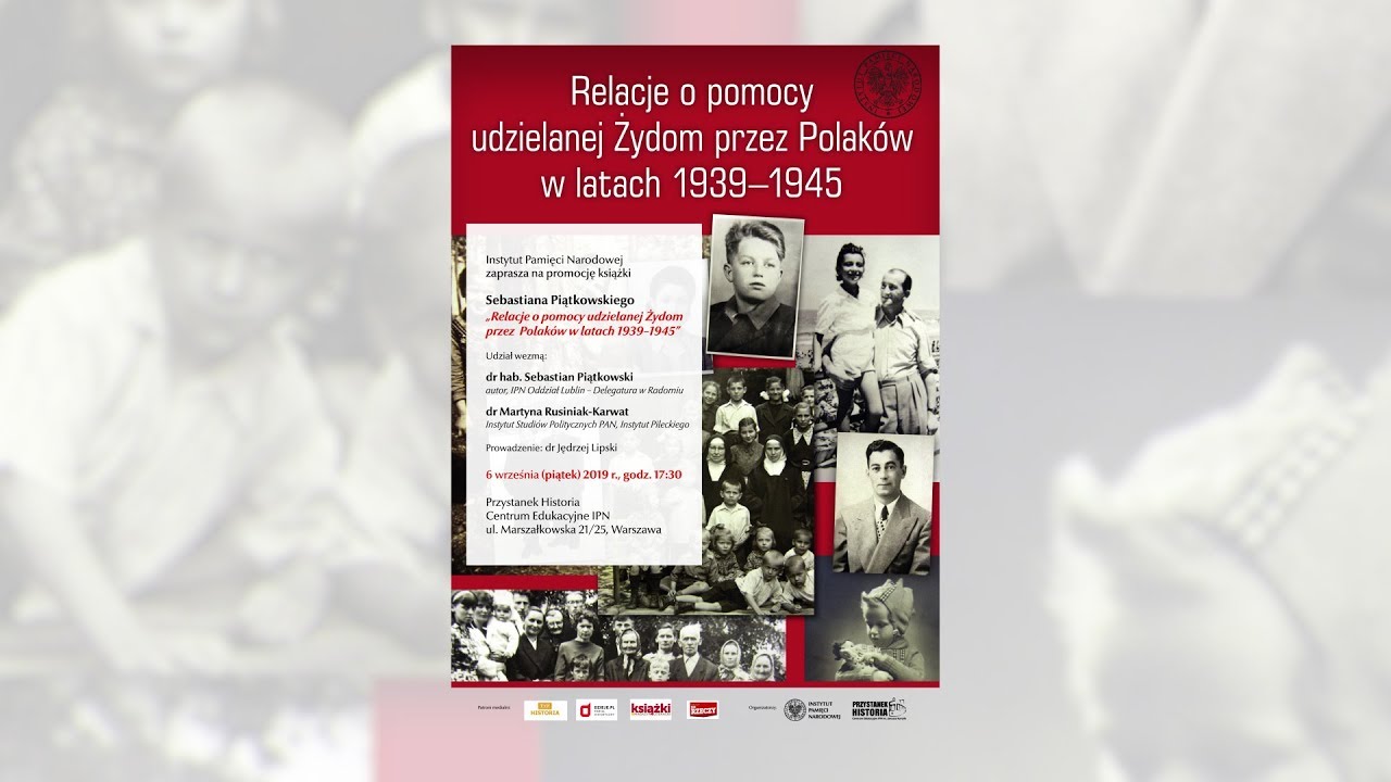 Relacje o pomocy udzielanej Żydom przez Polaków w latach 1939–1945