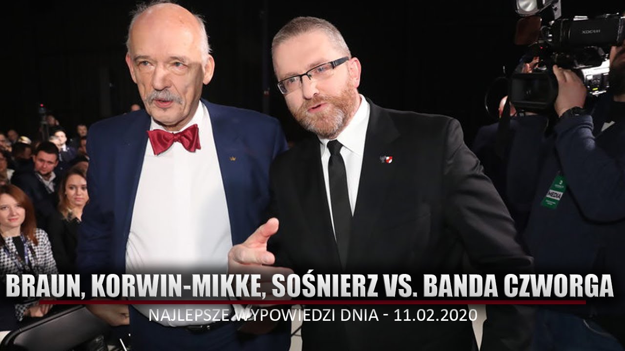 Braun, Korwin-Mikke, Sośnierz, Mentzen vs BANDA CZWORGA!