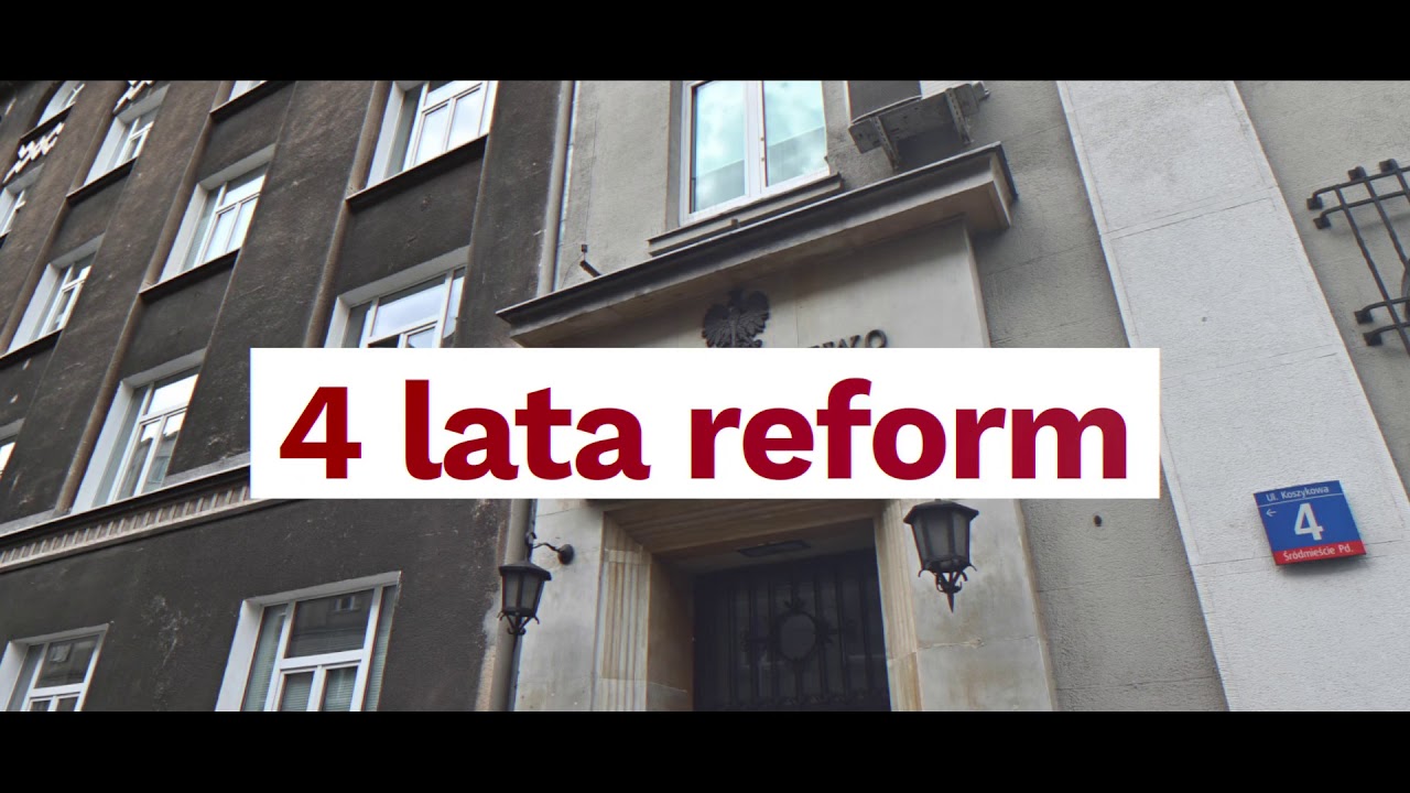 Podsumowanie 4 lat reformy wymiaru sprawiedliwości!