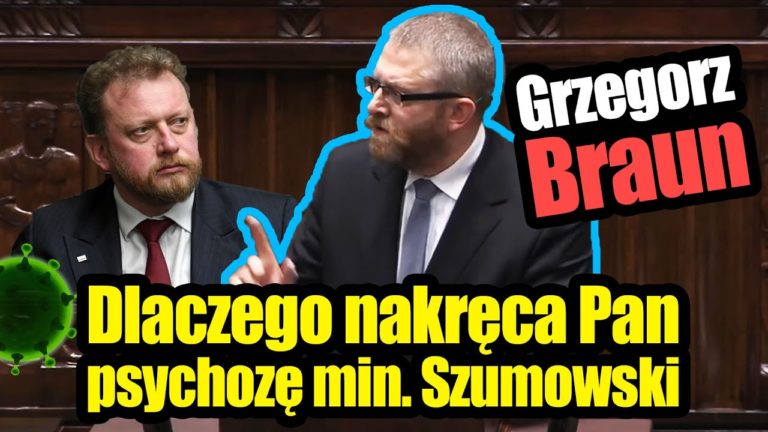 Dlaczego nakręca Pan psychozę ministrze Szumowski?