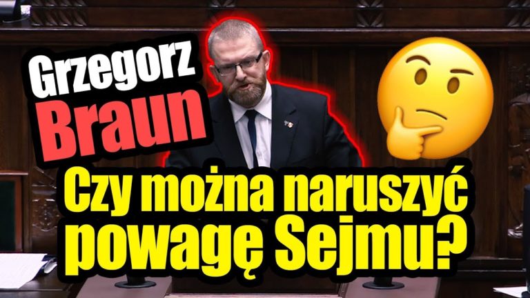 Czy można naruszyć powagę Sejmu?