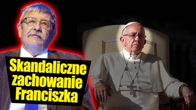 Skandaliczne zachowanie papieża Franciszka