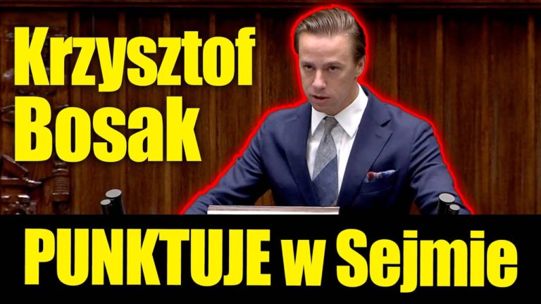 Krzysztof Bosak punktuje PiS w Sejmie