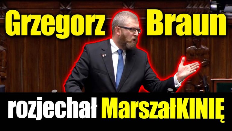 Grzegorz Braun demaskuje bezprawie