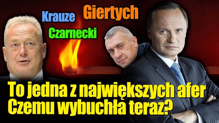O co chodzi w sprawach Leszka Czarneckiego, Ryszarda Krauze i Giertycha?