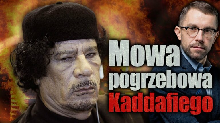 Mowa pogrzebowa Kaddafiego