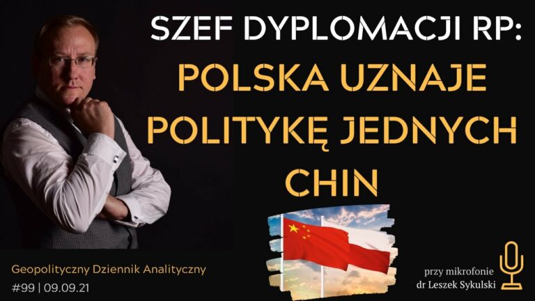Stanowisko Polski jest jasne: uznajemy politykę jednych Chin