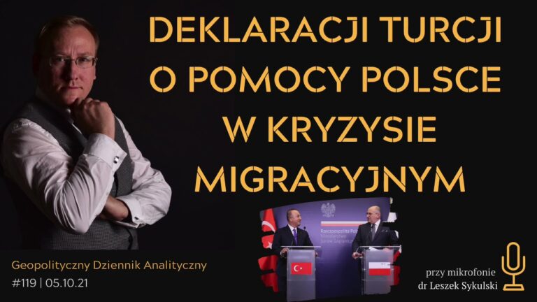 Deklaracja Turcji o pomocny Polsce w trwającym kryzysie na granicy
