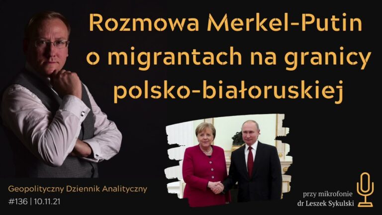 Rozmowa Merkel-Putin o kryzysie na granicy polsko-białoruskiej