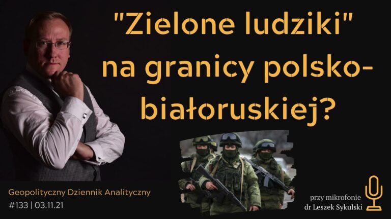 “Zielone ludziki” na granicy polsko-białoruskiej?