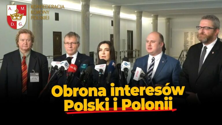 Obrona interesów Polski i Polonii w ramach zespołu parlamentarnego ds. stosunków międzynarodowych