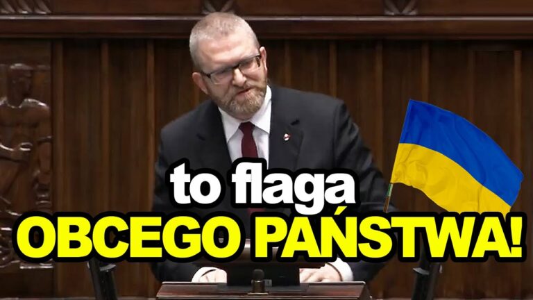 Grzegorz Braun zażądał usunięcia flag Ukrainy z gmachu SEJMU. Czy słusznie?