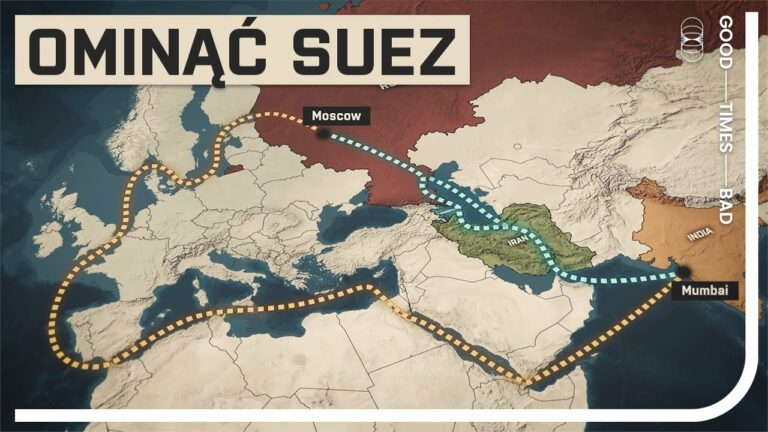 Rosja, Iran i Indie chcą ominąć Kanał Sueski poprzez Korytarz Perski 2.0