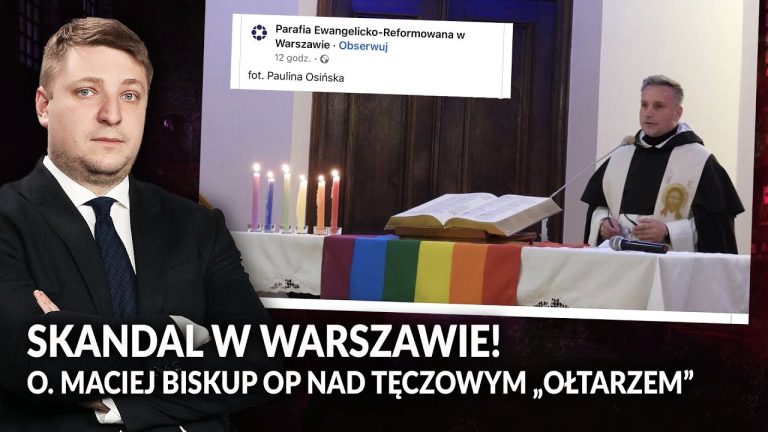 Skandal w Warszawie! O. Maciej Biskup OP nad kolorowym „ołtarzem”