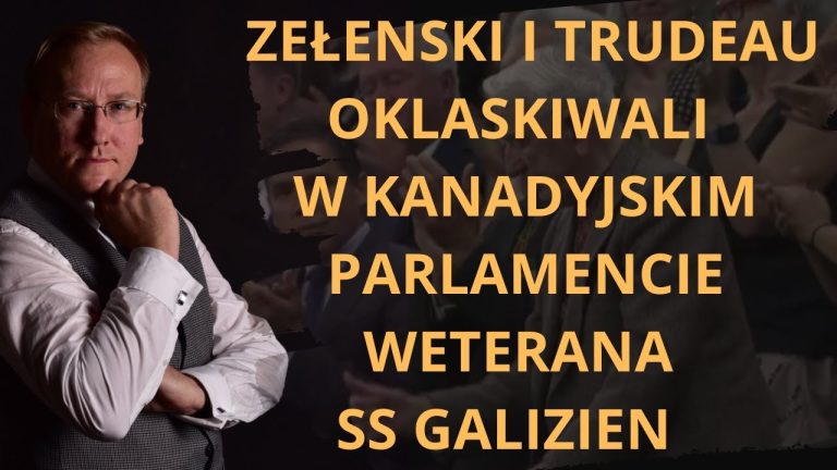 Zełenski i Trudeau oklaskiwali w kanadyjskim parlamencie weterana SS Galizien