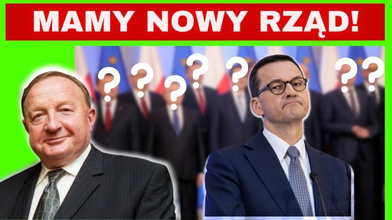 Morawiecki ogłasza skład nowego rządu!